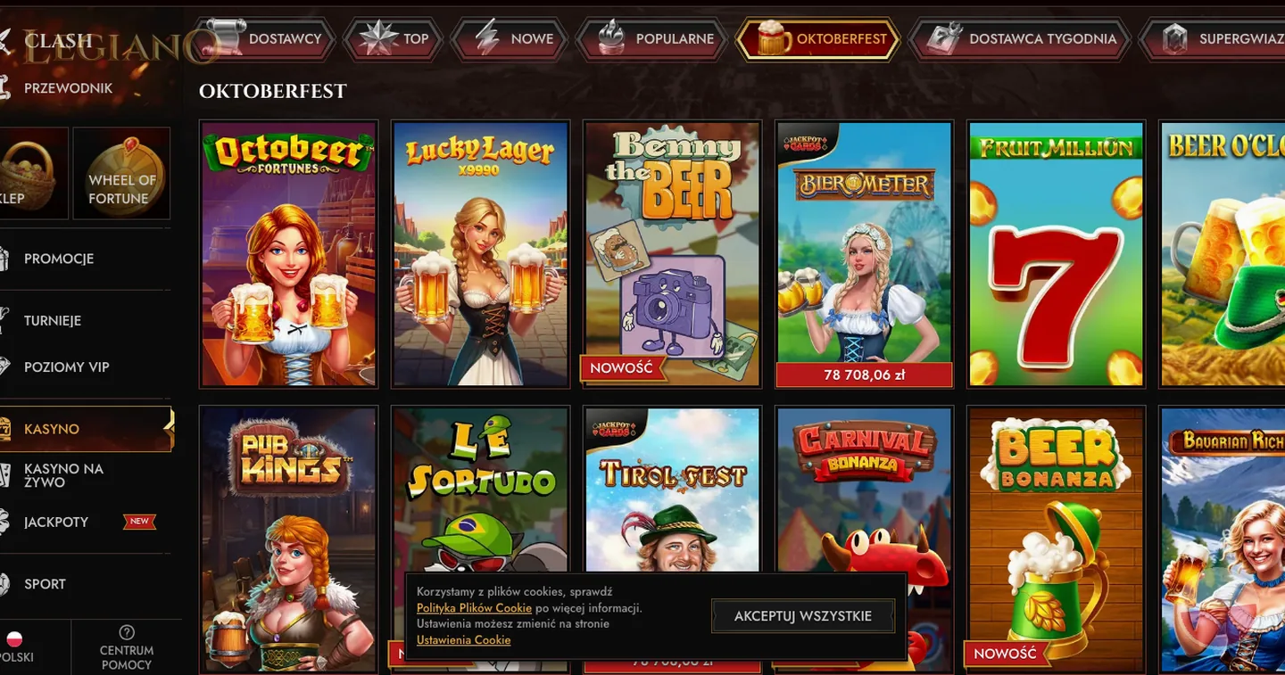 gry i automaty – Legiano: Legiano casino: pozycjonowanie marki